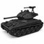 SSMODEL 1/72 1/144Multi Scale AMX-13 M24 French Coldwar Light Tank MODEL TSS0361