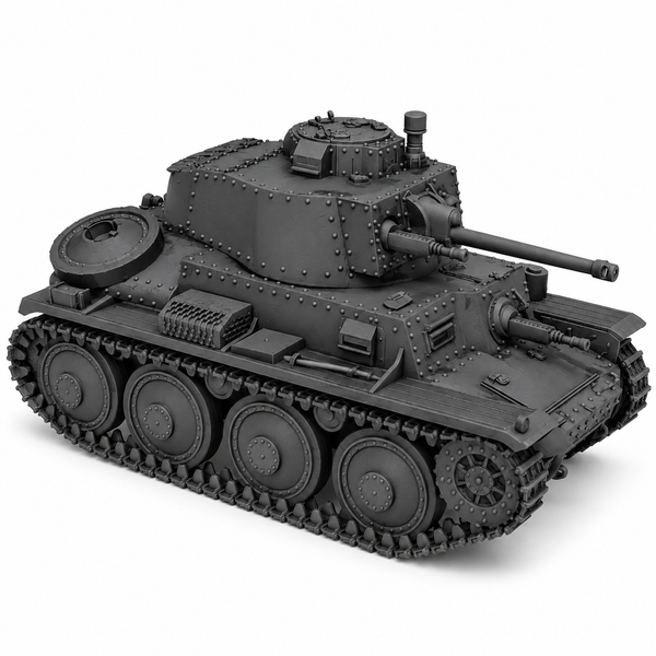 SSMODEL 1/72 1/144 Multi Scale Panzerkampfwagen 38t tank Resin Model Kit TSS0189