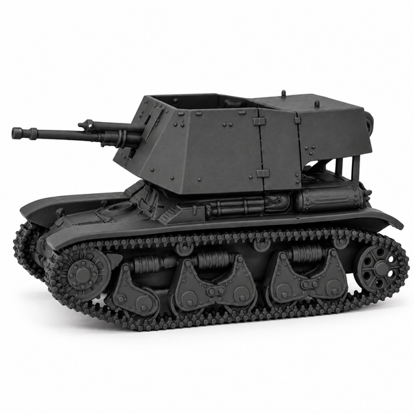 SSMODEL 1/72 1/144 Panzerjager 35R with 4.7cm Pak anti-tank Resin MODEL TSS1516