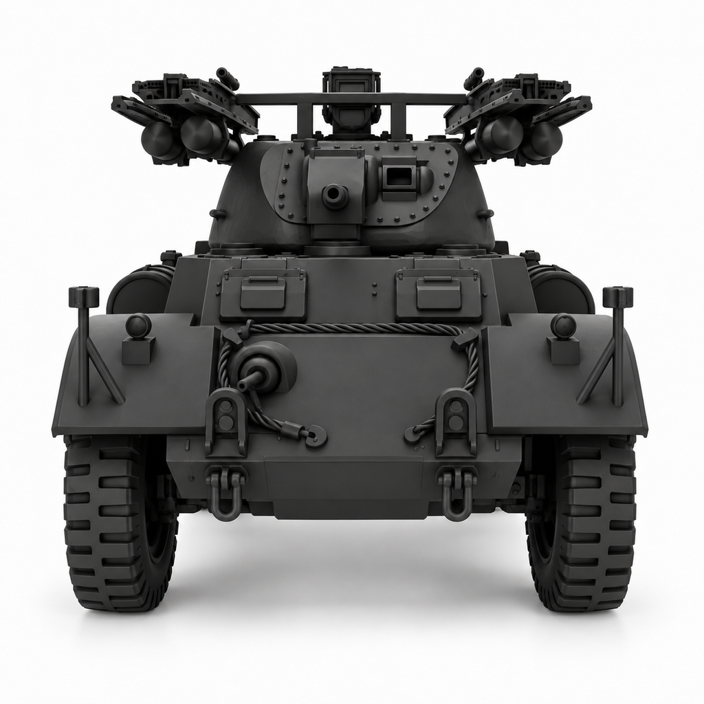 SSMODEL 1/72 1/144Multi Scale Staghound Tulip RL Armored Car UK US MODEL TSS1346
