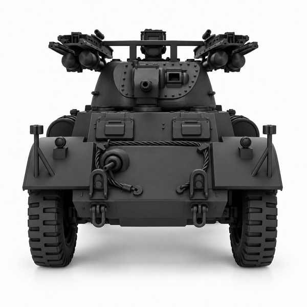 SSMODEL 1/72 1/144Multi Scale Staghound Tulip RL Armored Car UK US MODEL TSS1346