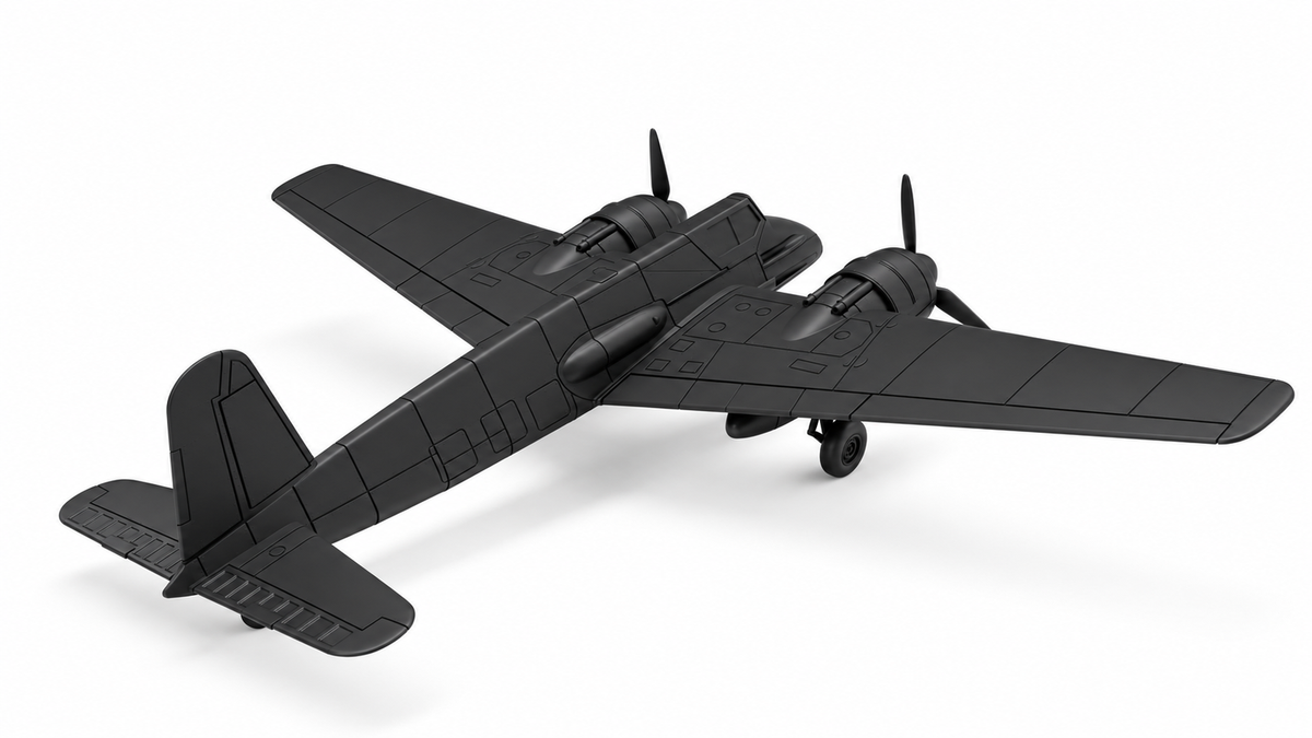 SSMODEL Multi Scale Henschel Hs 129 B-2 3 Pilots Germany WW2 MODEL kit RSS0003 — scale model kit