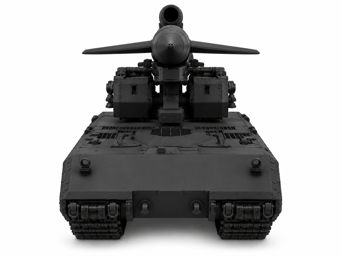 SSMODEL 1/72 1/144 Multi Scale V-1 auf Maus german tank Resin MODEL KIT TSS0511 — detail view 2