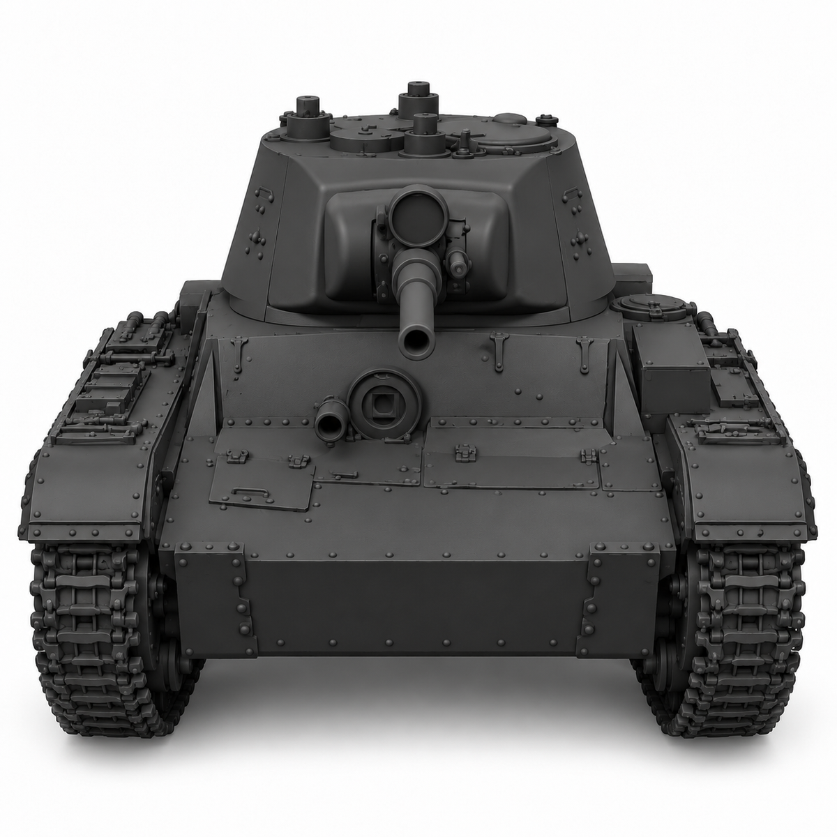 SSMODEL 1/72 1/144 T-26M T-26-5 Soviet experimental light tank Model Kit TSS0057 — detail view 2
