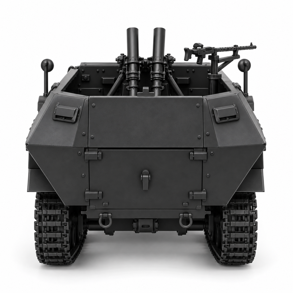SSMODEL 1/72 1/144 Sd.Kfz.251 Ausf.D Zwilling 12cm GrW42 Resin MODEL KIT TSS0936