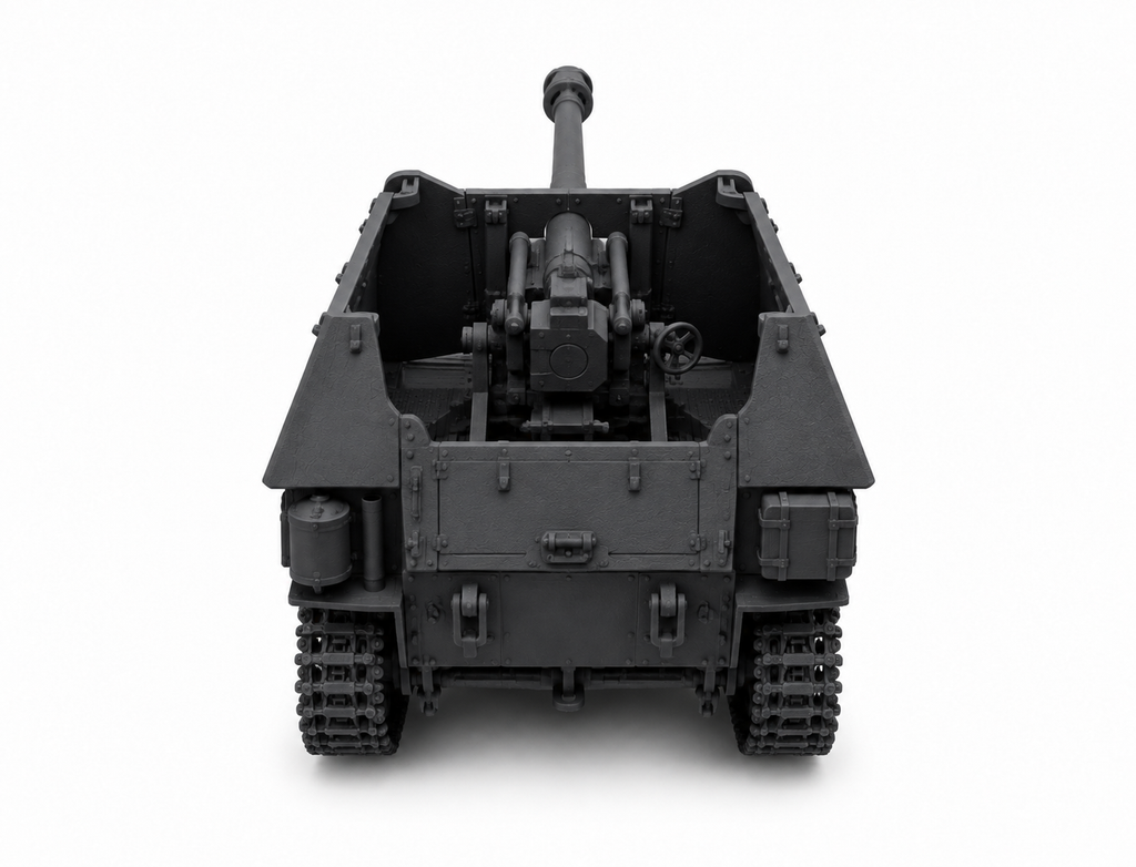 SSMODEL 1/72 1/144 Multi Scale 7.5 cm PaK 40 auf Sfl. Sd.Kfz.135 MODEL TSS1306
