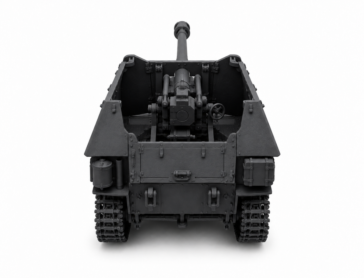 SSMODEL 1/72 1/144 Multi Scale 7.5 cm PaK 40 auf Sfl. Sd.Kfz.135 MODEL TSS1306 — detail view 2