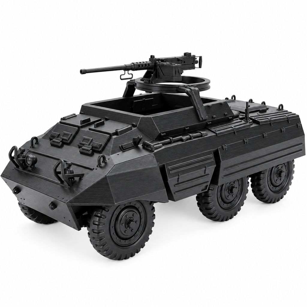 SSMODEL 1/72 1/144 Multi-Scale WWII US M20 Armored Utility Car Model Kit TSS1077