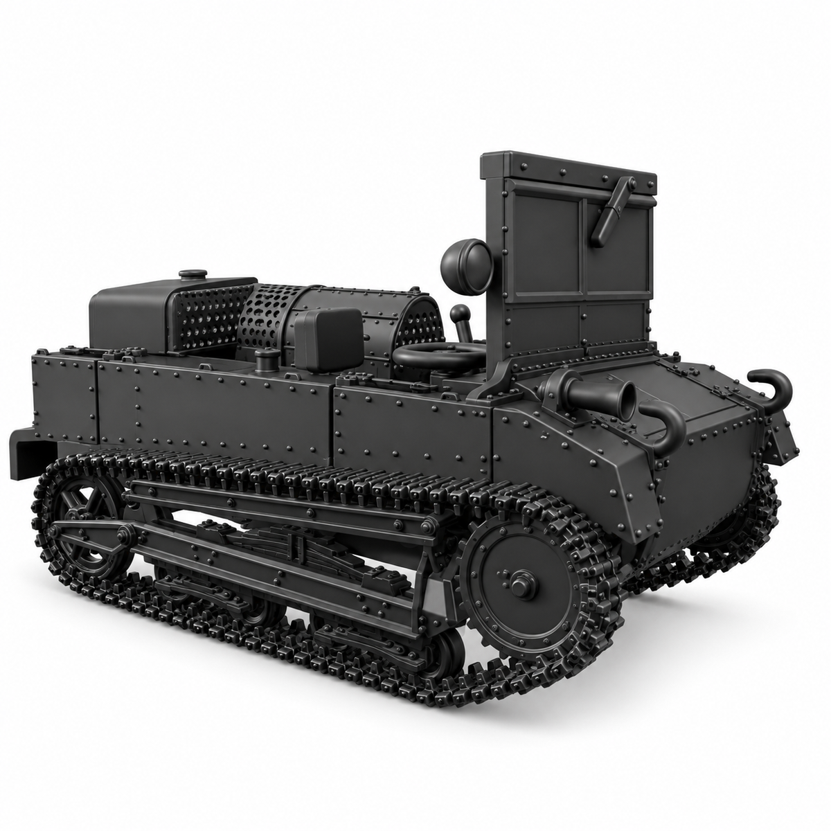 SSMODEL 1/72 1/144 Multi Scale C2P Artillery Tractor Poland Resin MODEL TSS1474 — detail view 4