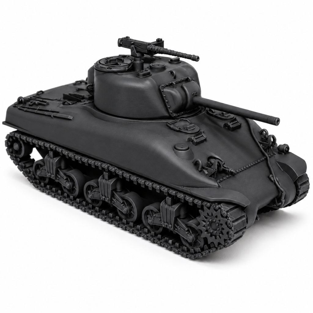 SSMODEL 1/72 1/144 Multi-Scale M4A1 Sherman Early US Medium Tank MODEL TSS0205