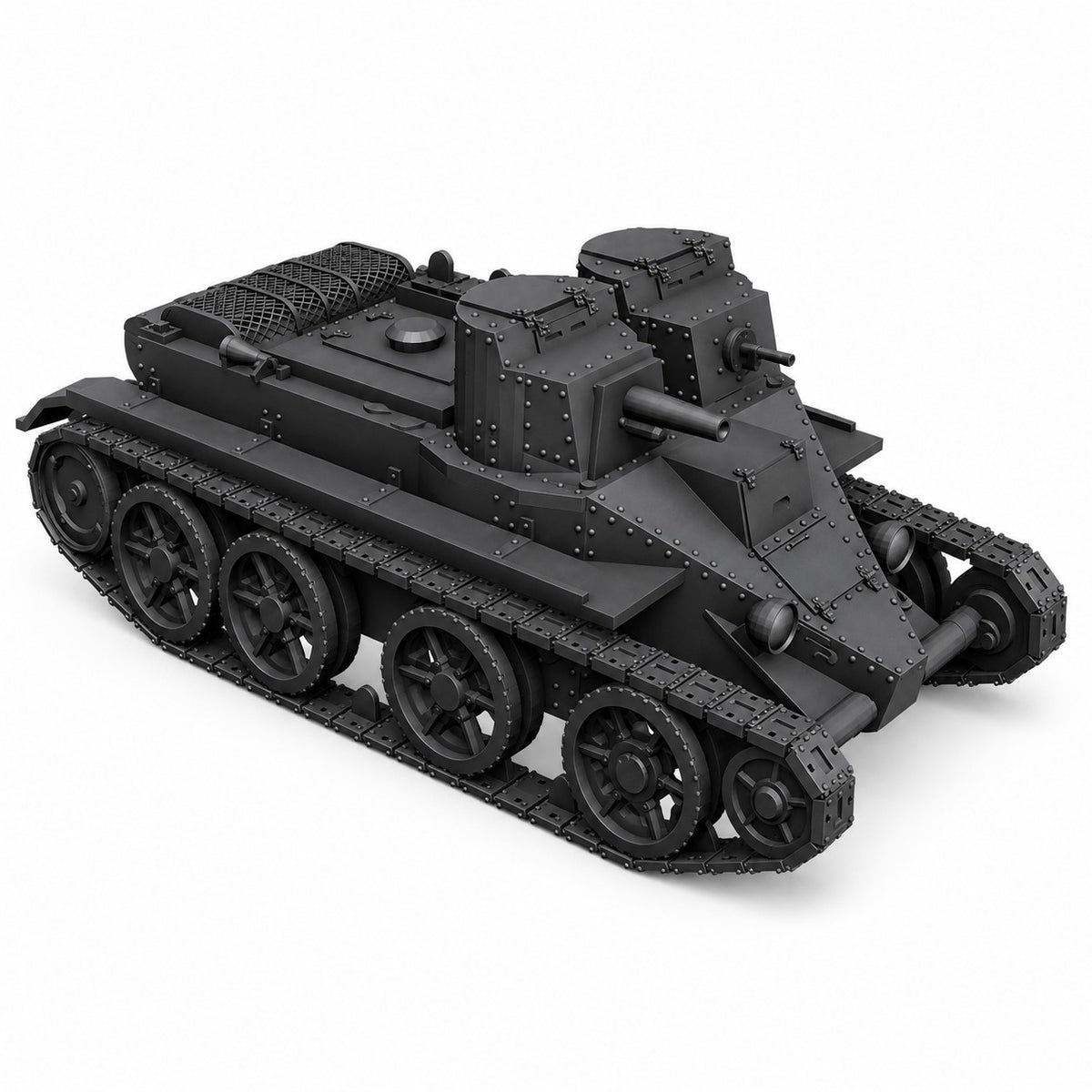 SSMODEL1/72 1/144 Multi Scale BT-4 Fictional Tank Resin Model Kit TSS0577 — detail view 2