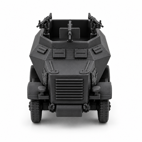 SSMODEL 1/72 1/144 Multi-Scale U304(f) German WWII Half-Track APC Model TSS1562