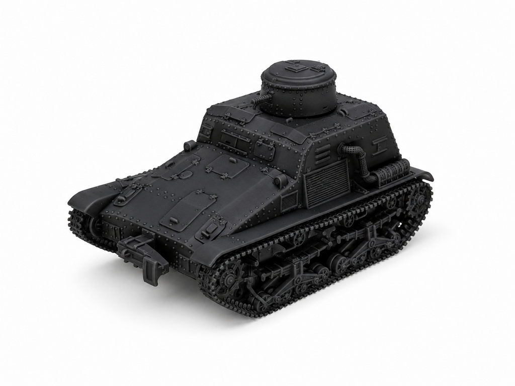SSMODEL 1/72 1/144 Type 95 So-Ki Armored Railroad Tankette Resin MODEL TSS1398