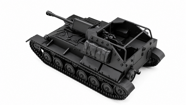 SSMODEL 1/72 1/144 Multi Scale SU-76m self-propelled gun Tank MODEL TSS1361
