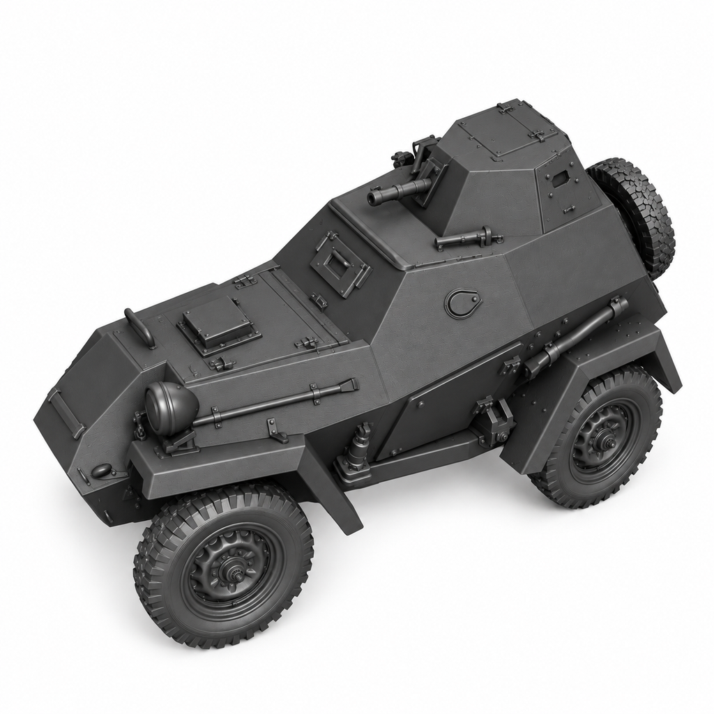SSMODEL 1/72 1/144 WWII Soviet BA-64B Armored Scout Car Resin Model Kit TSS1225