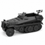 SSMODEL 1/72 1/144 Multi Scale Sd.Kfz250/1 Schutzenpanzerwagen MODEL KIT TSS0933