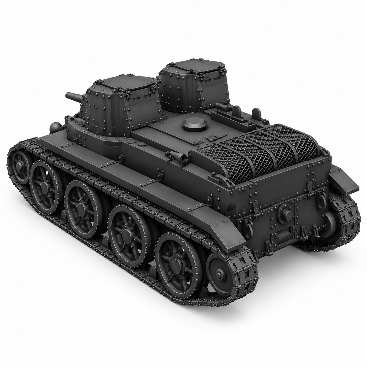 SSMODEL1/72 1/144 Multi Scale BT-4 Fictional Tank Resin Model Kit TSS0577 — detail view 4