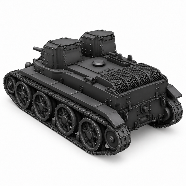 SSMODEL1/72 1/144 Multi Scale BT-4 Fictional Tank Resin Model Kit TSS0577