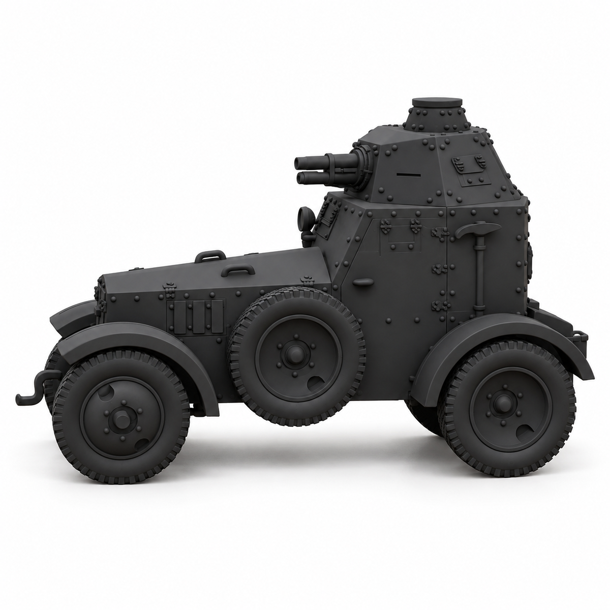 SSMODEL 1/72 1/144 Multi Scale Wz.34 Tank Resin MODEL kit TSS0311 — detail view 4