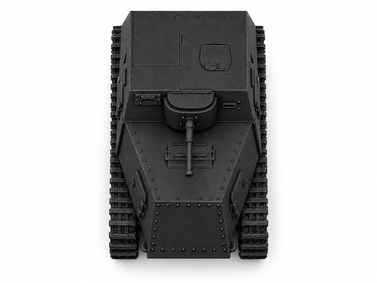 SSMODEL 1/72 1/144 Multi Scale Tractor tank KhTZ-16 USSR Tank MODEL kit TSS1389 — detail view 3