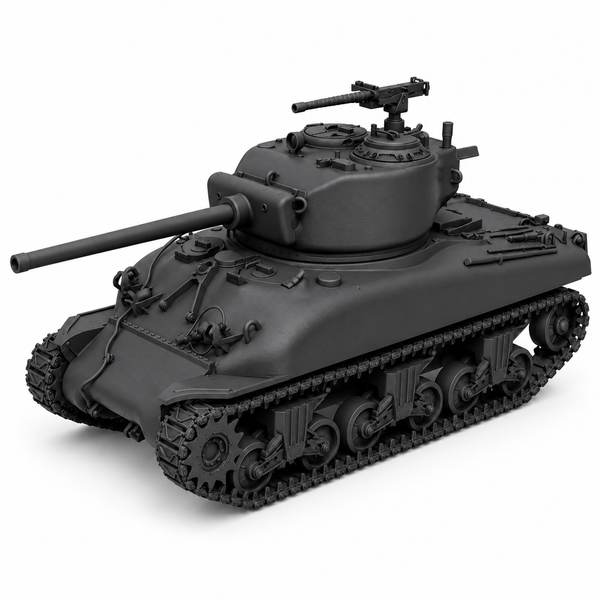 SSMODEL 1/72 1/144 Multi-Scale M4A1 76W Sherman US WWII Tank MODEL KIT TSS0208