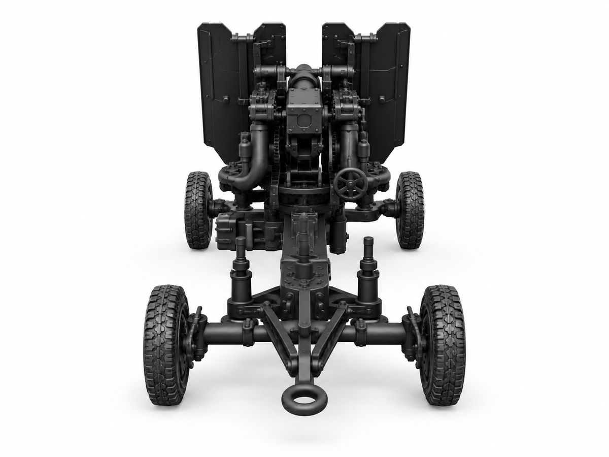 SSMODEL 1/72 1/144 Multi Scale Bofors 40mm anti-aircraft Wz.36 MODEL KIT TSS1468 — detail view 2
