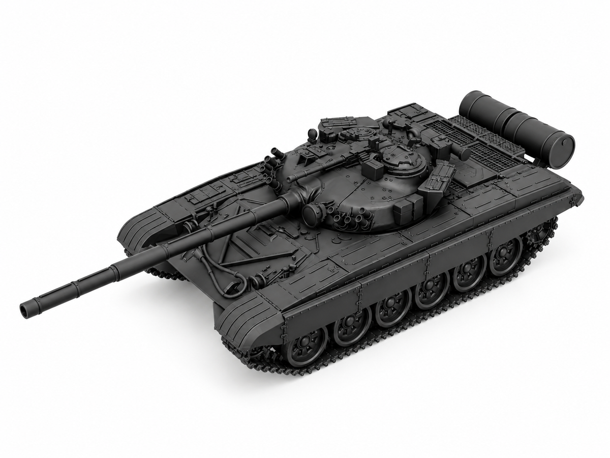 SSMODEL 1/72 1/144 Multi Scale T-72A tank Resin Model Kit TSS0300 — detail view 17