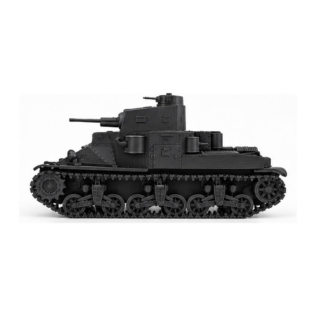 SSMODEL 1/72 1/144 Multi-Scale WWII US M2A1 Medium Tank Resin Model Kit TSS0879