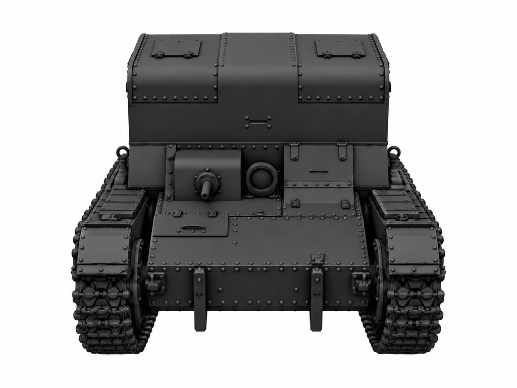 SSMODEL 1/72 1/144 Multi Scale TP-26 tank Resin Model Kit TSS0075