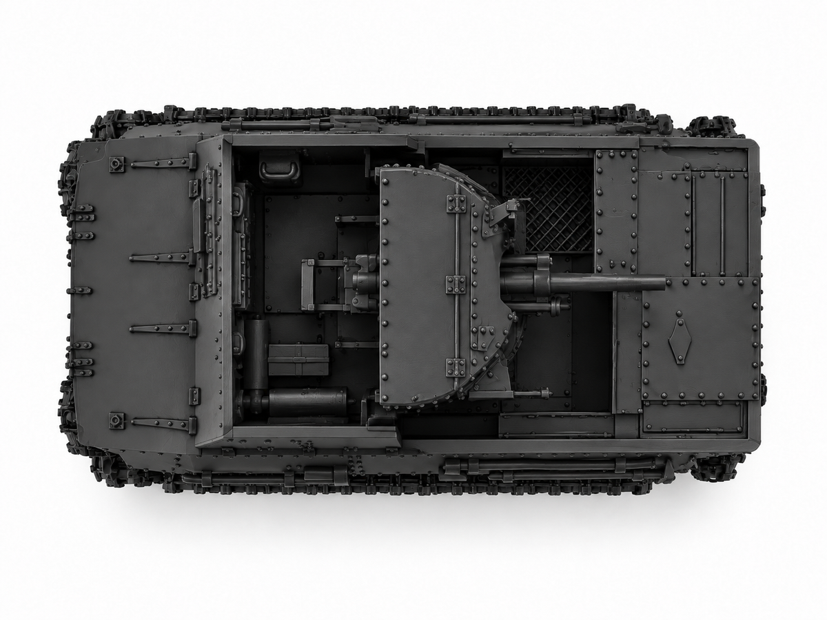 SSMODEL 1/72 1/144 Multi Scale hunter T13 B3 Tank MODEL kit TSS1379 — detail view 2