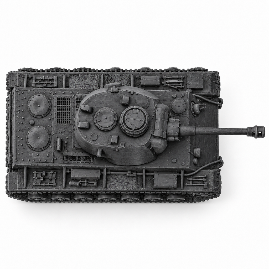 SSMODEL 1/72 1/144 Multi Scale Pz.Kpfw. KW I 756 (r) Tank MODEL kit TSS0106