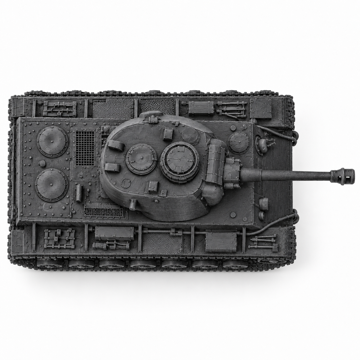 SSMODEL 1/72 1/144 Multi Scale Pz.Kpfw. KW I 756 (r) Tank MODEL kit TSS0106 — detail view 5