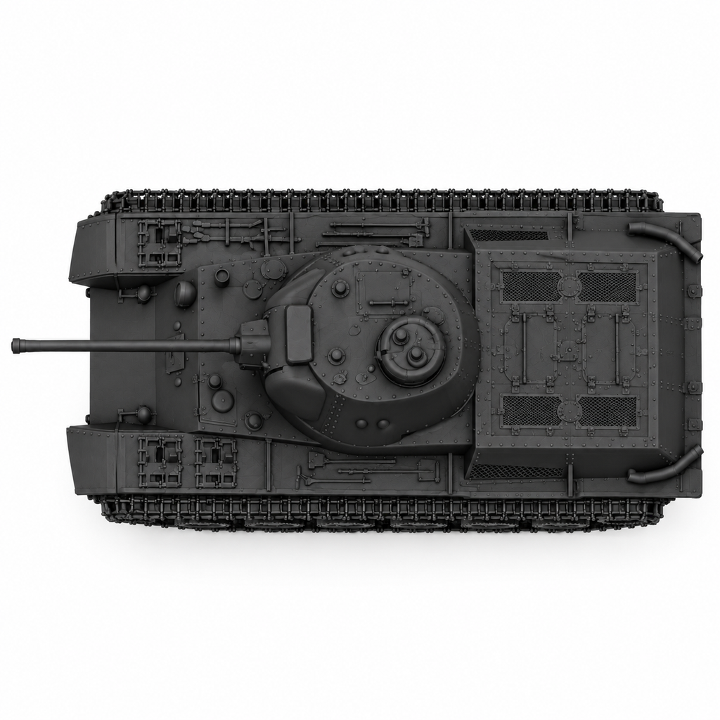 SSMODEL 1/72 1/144 Multi Scale Object 0-50 Tank Resin MODEL kit TSS0036