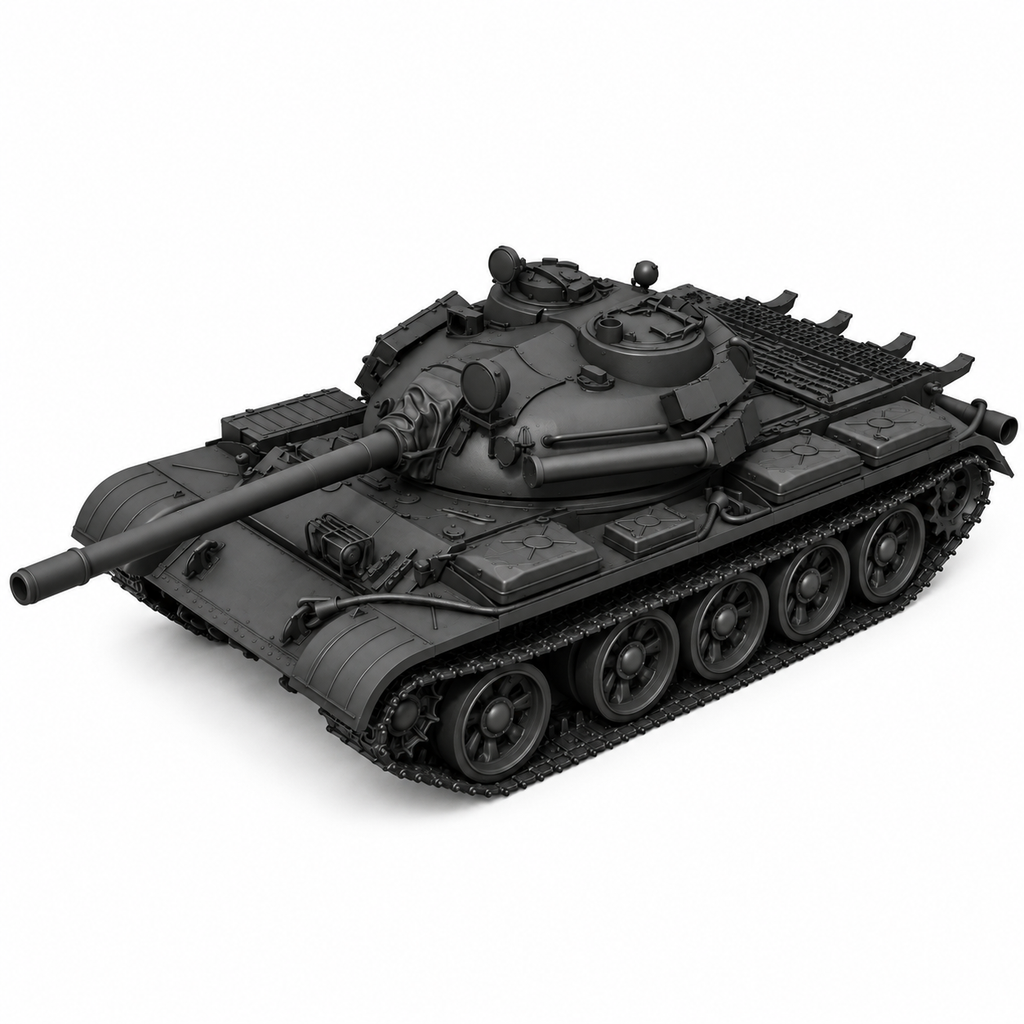 SSMODEL 1/72 1/144 T-55A (ZTS) East Germany and Czhechoslovak tank MODEL TSS0377