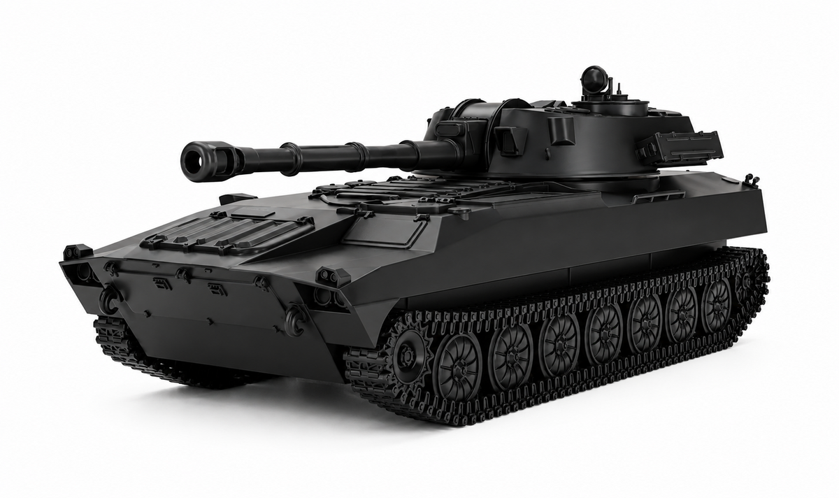 SSMODEL 1/72 1/144 Multi Scale 2S1 Gvozdika 122mm SPG Tank MODEL TSS1176 — scale model kit