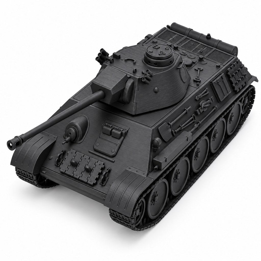 SSMODEL 1/72 1/144 Multi-Scale WWII German Panther VK30.02 Resin Model TSS0806