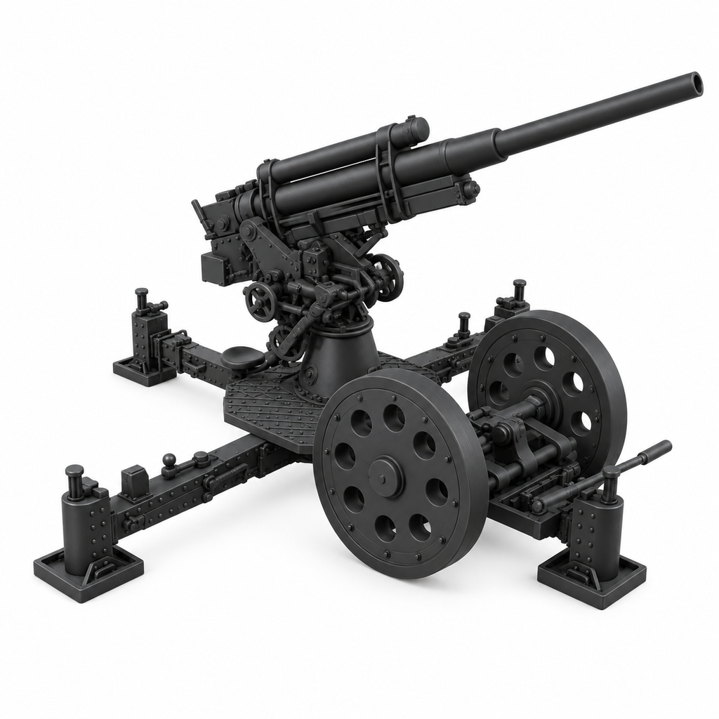 SSMODEL 1/72 1/144 Multi Scale 76mm air defense M1931 3K Resin MODEL KIT TSS0433