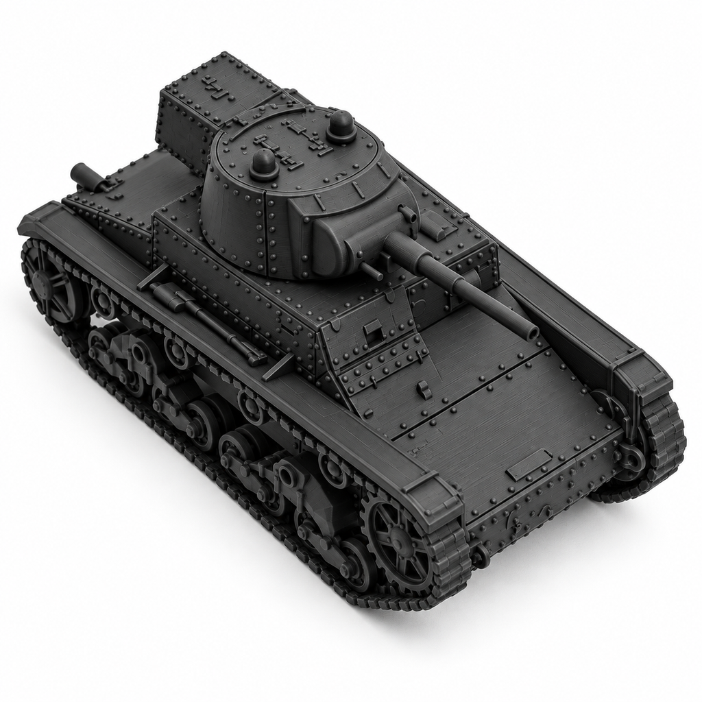 SSMODEL1/72 1/144 Multi Scale WWII UK Mk.E Type A Six-tonner Resin Model TSS1006