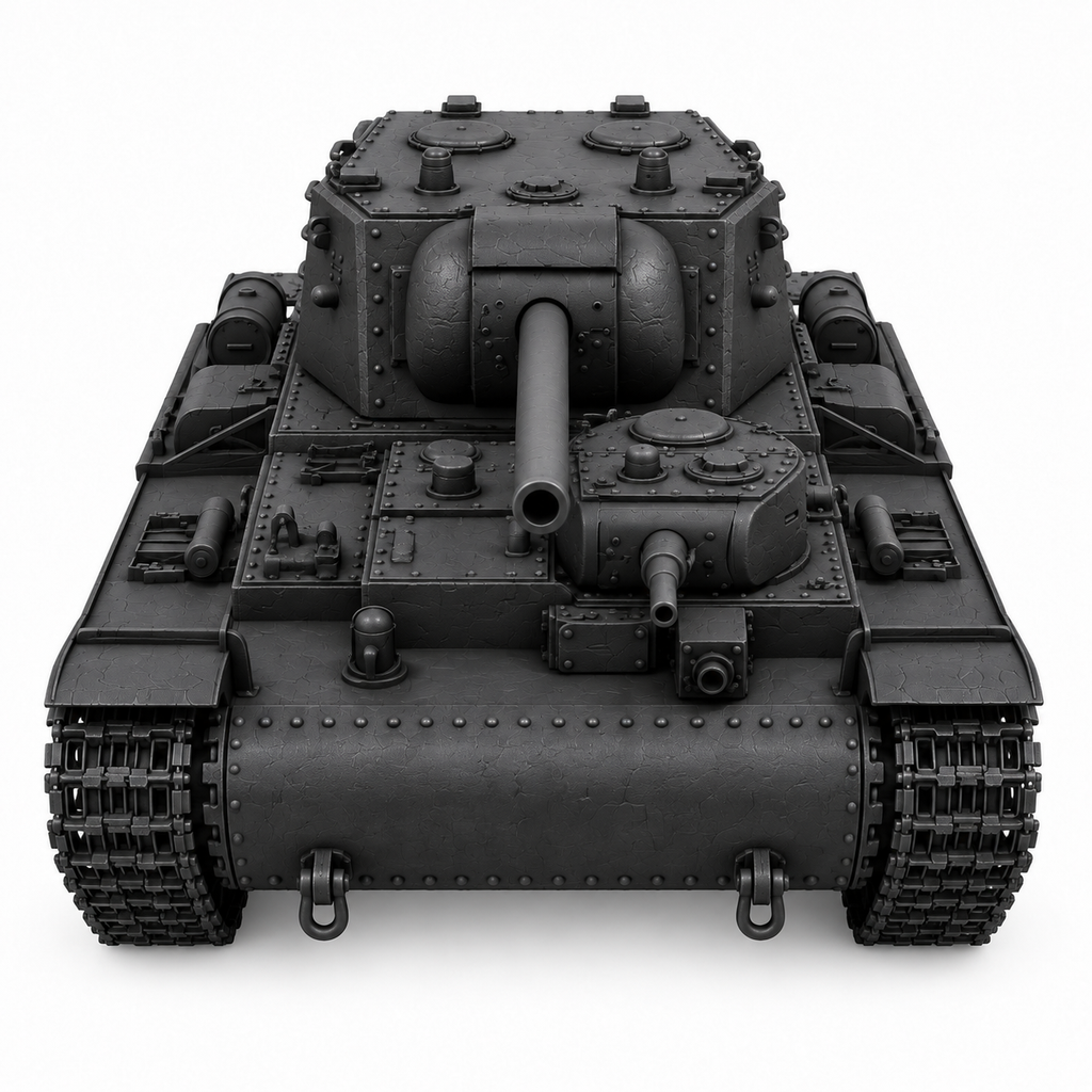 SSMODEL 1/72 1/144 Multi Scale KV-4 v1 tank Resin Model Kit TSS0090