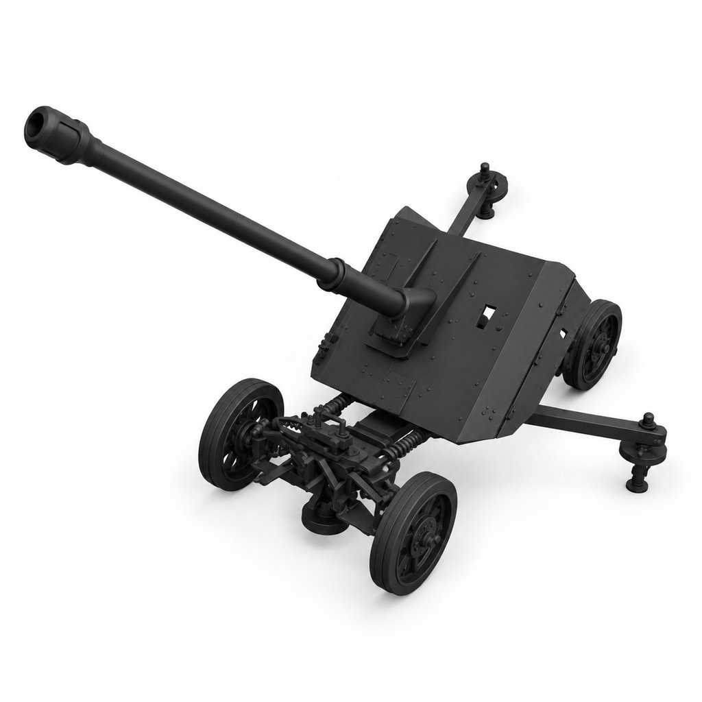 SSMODEL 1/72 1/144 Multi Scale 88mm anti-tank Pak 43 Germany Resin MODEL TSS1444