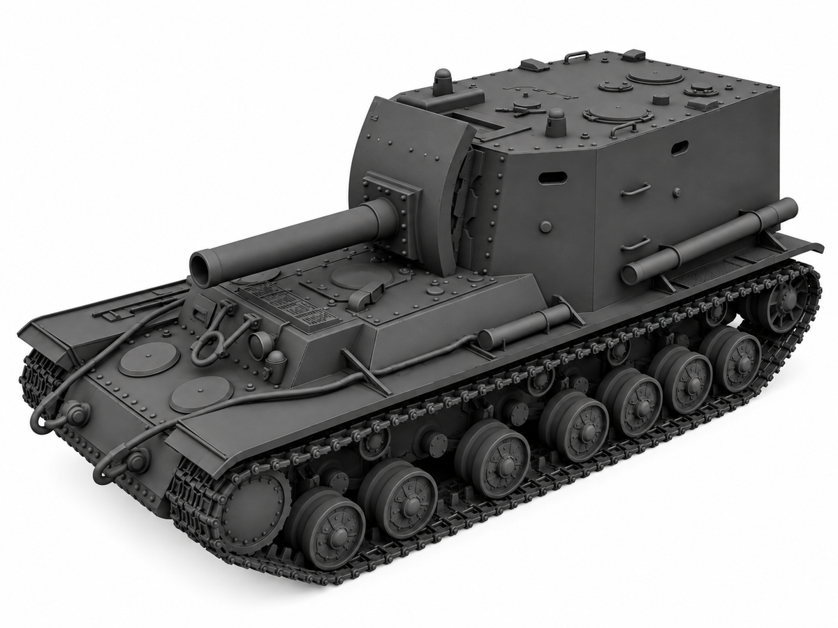 SSMODEL 1/72 1/144 Multi Scale Maus Tank Resin MODEL KIT TSS0514 — detail view 8