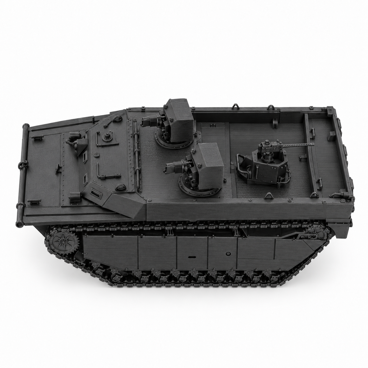 SSMODEL 1/72 1/144 WWII US LVT-4F Sea Serpent Flamethrower Resin Model TSS0871 — detail view 4