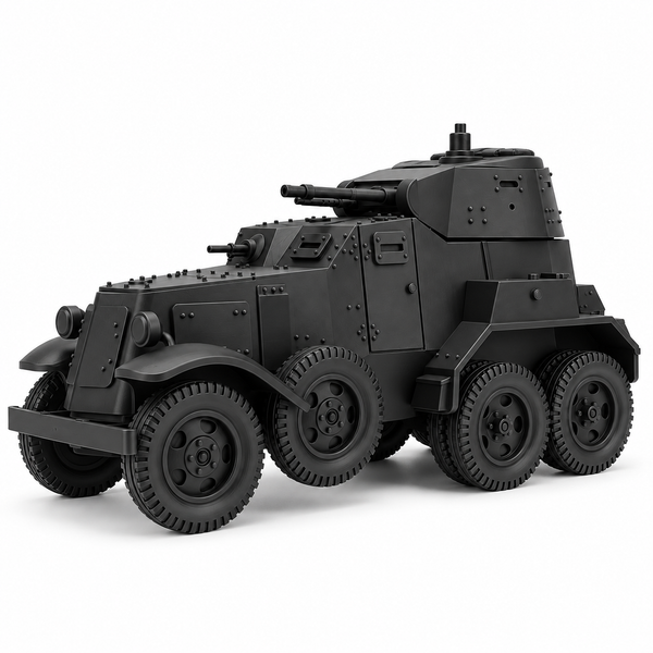 SSMODEL 1/72 1/144 Beutespahwagen BA10M mit 2c Kw 30 L55 Resin Model Kit TSS0768