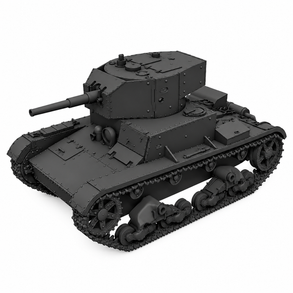 SSMODEL 1/72 1/144 Multi Scale T26E v3 Soviet light tank Resin Model Kit TSS0063