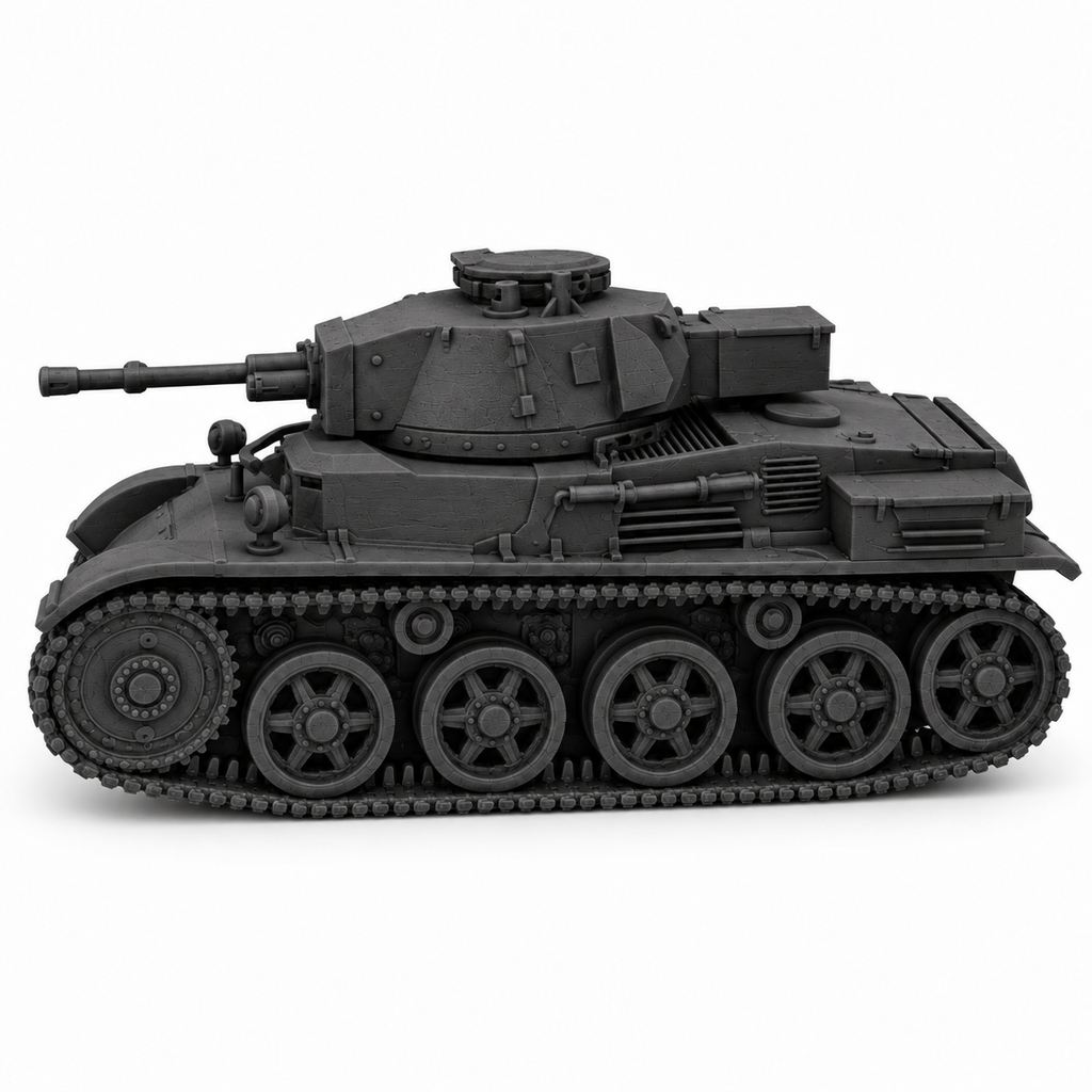 SSMODEL 1/72 1/144 Multi Scale Toldi III Tank Resin Model Kit TSS0744