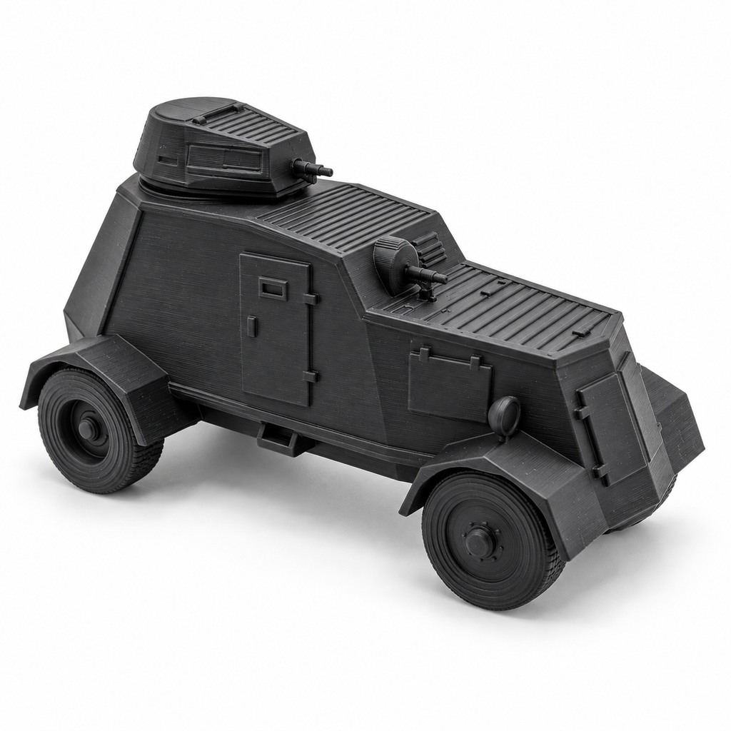 SSMODEL 1/72 1/144 Spanish Civil War UNL-35 Armoured Car Resin Model Kit TSS1046