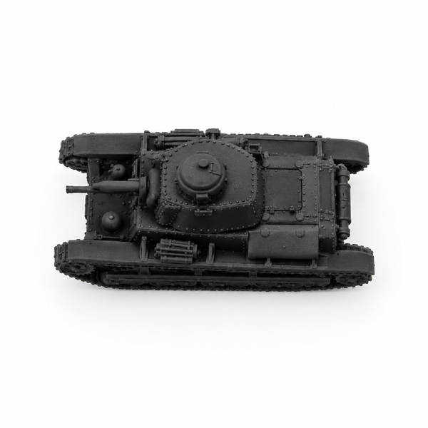 SSMODEL 1/72 1/144 Multi-Scale LT vz.34 Czech Light Tank WWII Model Kit TSS1281