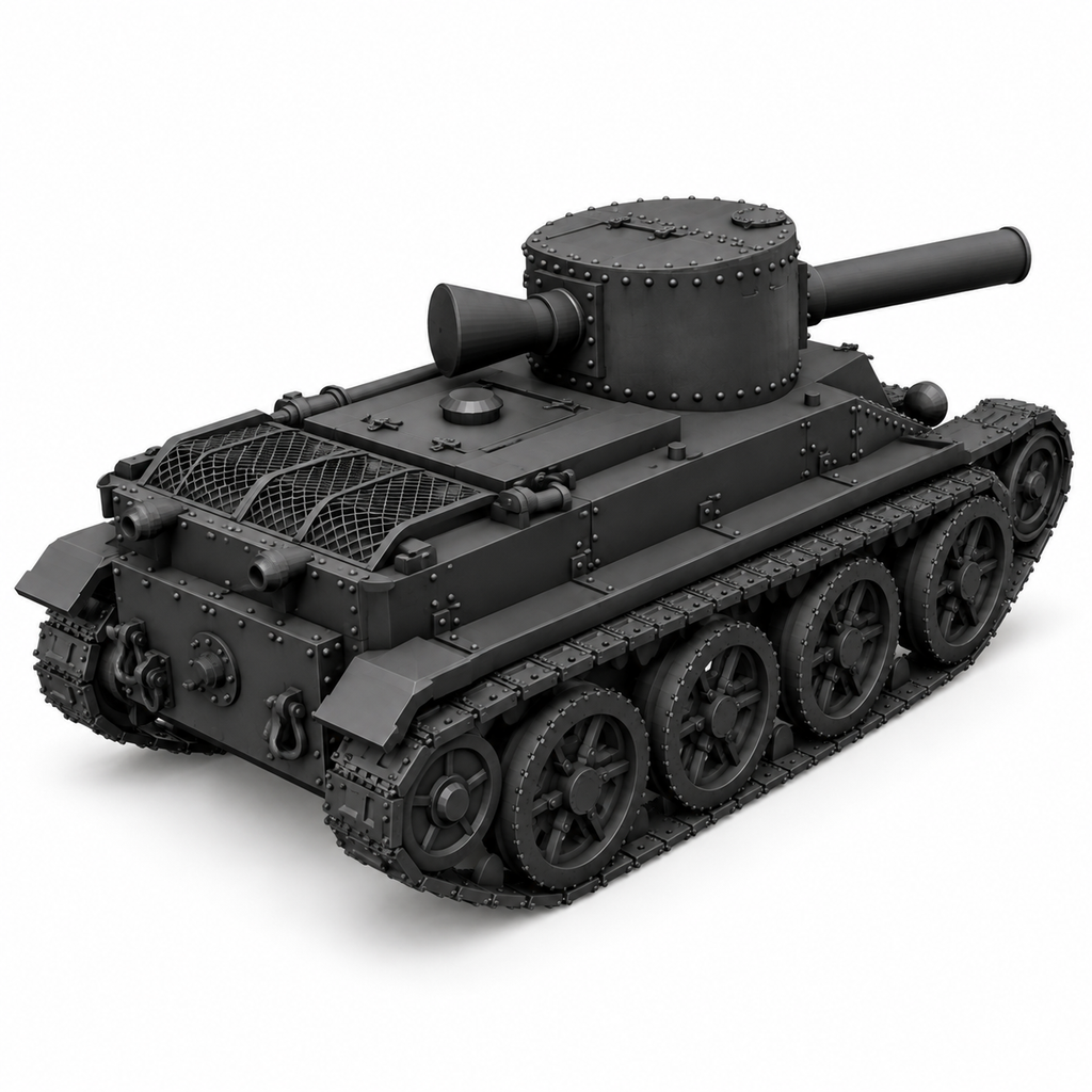 SSMODEL1/72 1/144 Multi Scale BT-2-203 Tank Resin Model Kit TSS0579