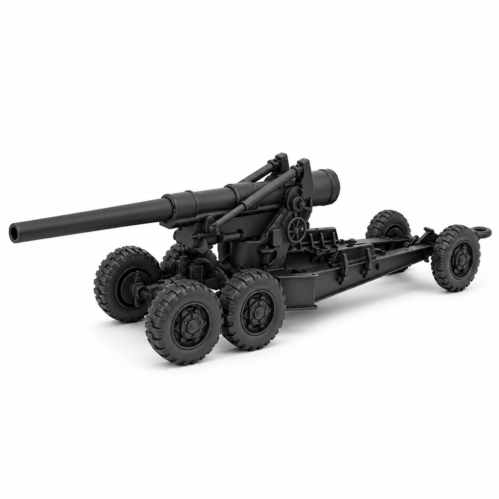 SSMODEL 1/72 1/144 Multi Scale 155mm Gun M1 Long Tom USA Resin MODEL KIT TSS0789