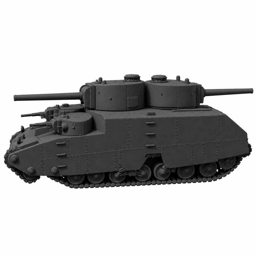 SSMODEL 1/72 1/144 T-39 Soviet experimental superheavy tank MODEL kit TSS0009